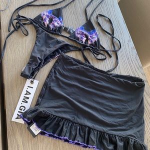 I AM GIA “Harlow” bikini with matching skirt